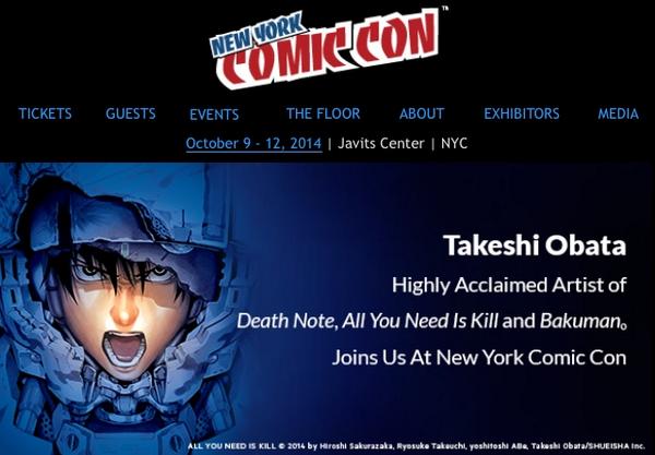 Takeshi Obata at New York Comic Con