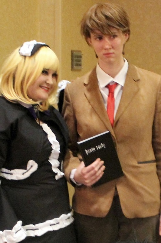 Death Note Cosplayers at Ichibancon 7: Misa and Light; Lara Sizemore and Cayanna Carma