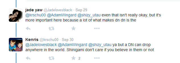 Tweets accusing Adam Wingard of whitewashing Light Yagami 7