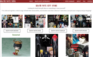 Death Note Stores at Death Note News