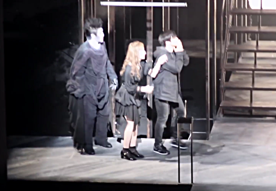 Cast of Korean Death Note the Musical at final curtain call