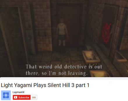 Light Yagami Plays Silent Hill