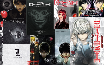 Anime Death Note movie live-action DVDs