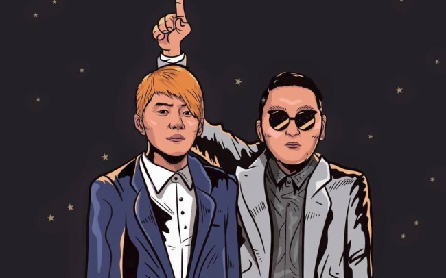Kim Junsu and Psy record Dream