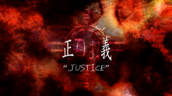 Death Note Episode 30 Justice title page