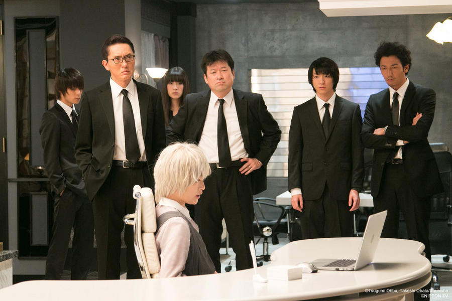 Near and Anti-Kira task force in Death Note TV drama