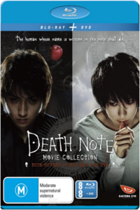 Death Note Movie Collection 1 & 2 on Blu-Ray and DVD