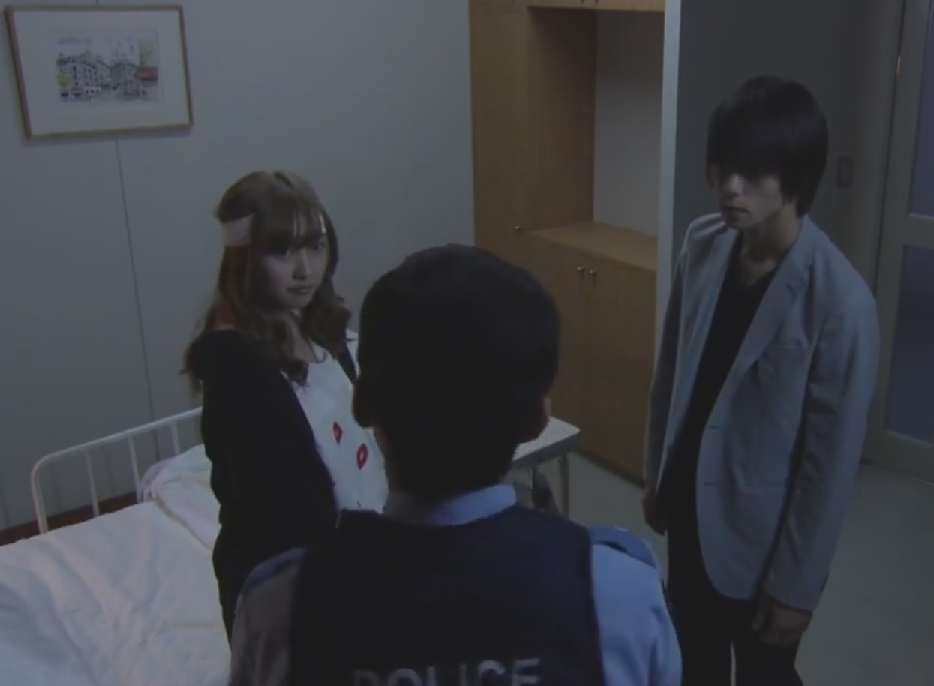 Death Note TV drama Misa, Light and police officer