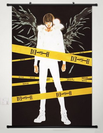 Wall Scroll Death Note Kira Shinigami poster