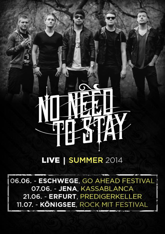No Need to Stay Summer tour 2014