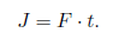 Simplified impulse formula