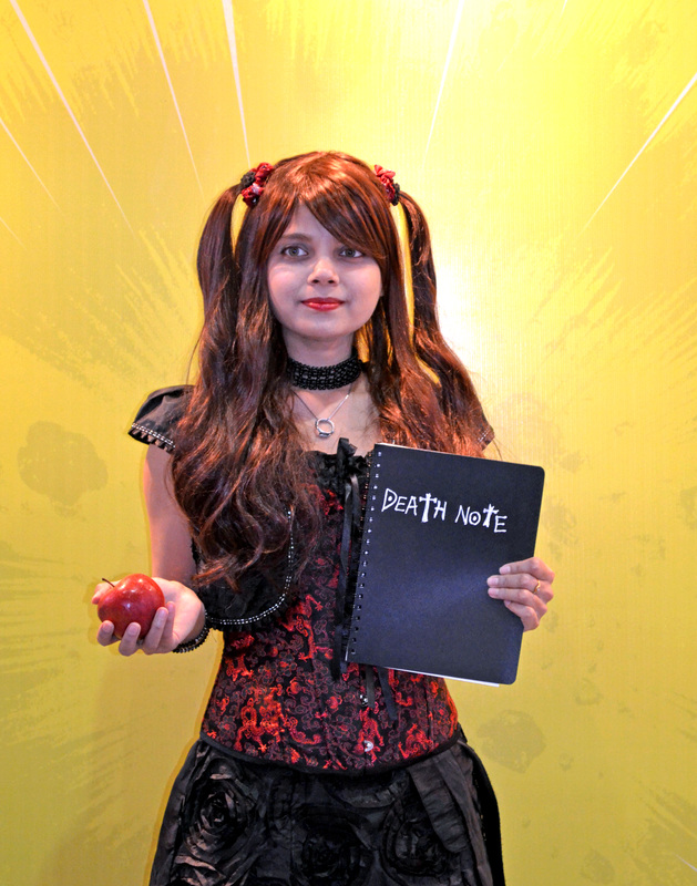 Death Note Misa Cosplayer at Comic Con Hyderabad 2015