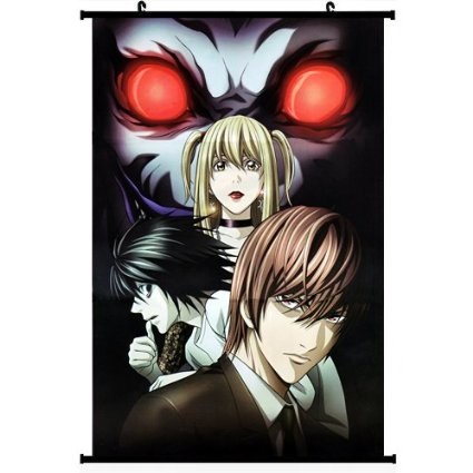 Misa Amane, Light Yagami, L and Ryuk Wall Scroll Poster