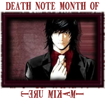 Teru Mikami Death Note Month