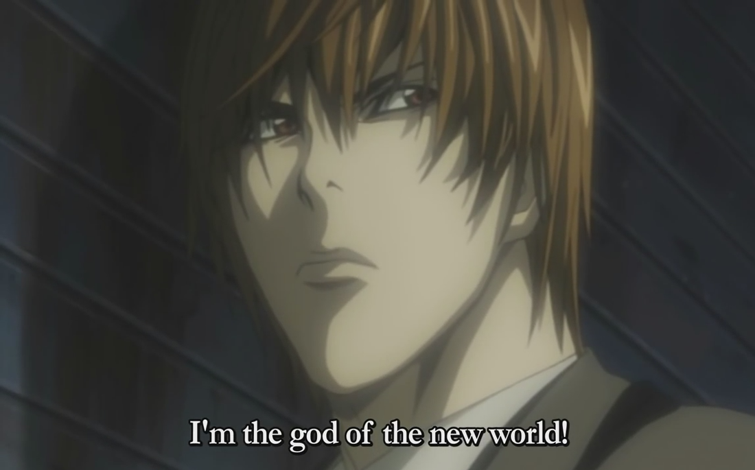 Death Note anime - I'm the God of the New World