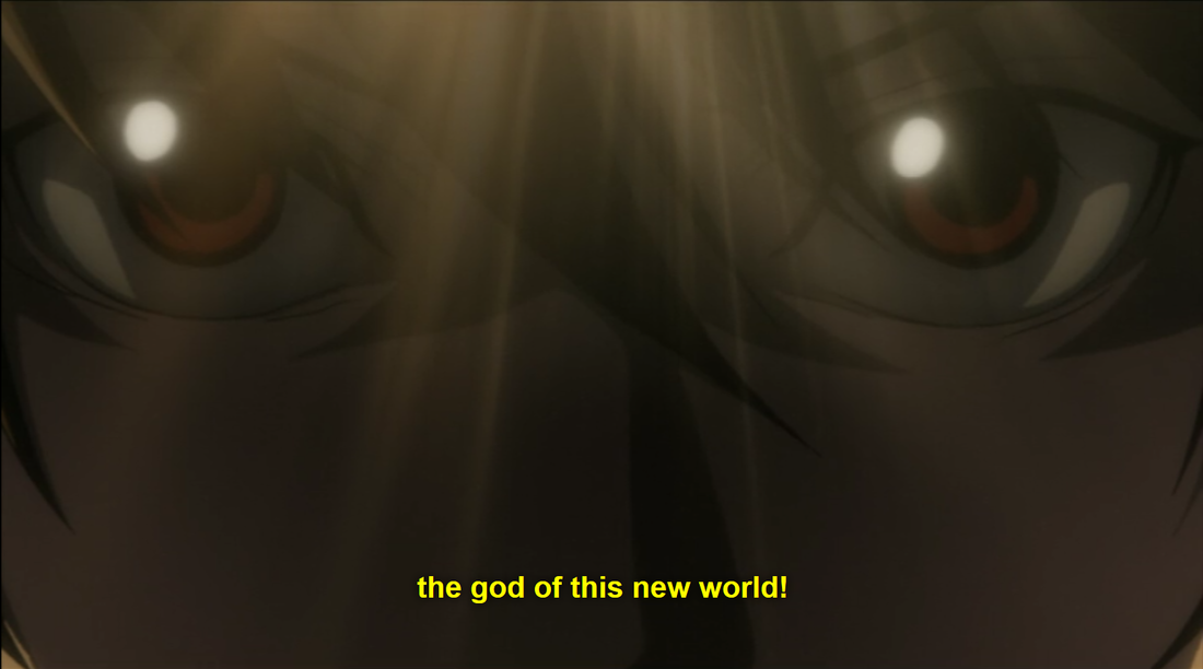 Anime Death Note Light Yagami - the god of this new world