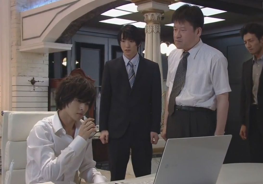 Image: L and the Japanese Task Squad in Death Note 2015
