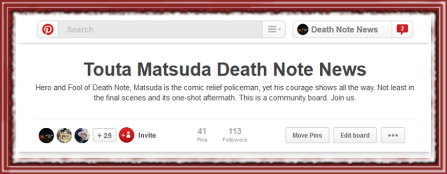 Death Note Matsuda Pinterest