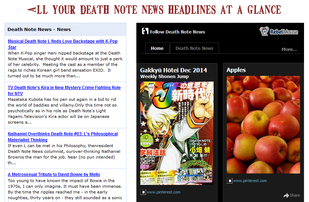 Updates for Death Note News