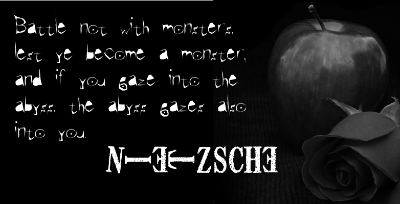 Nietzsche Death Note abyss