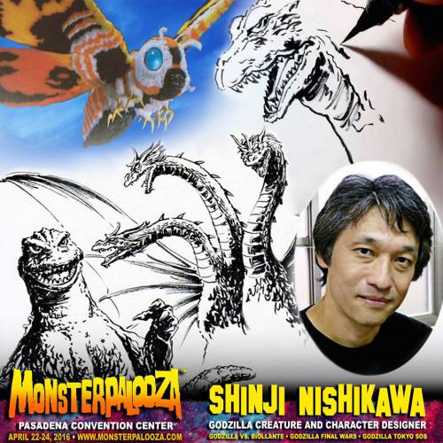 Shinji Nishikawa at Monsterpalooza, CA, April 2016