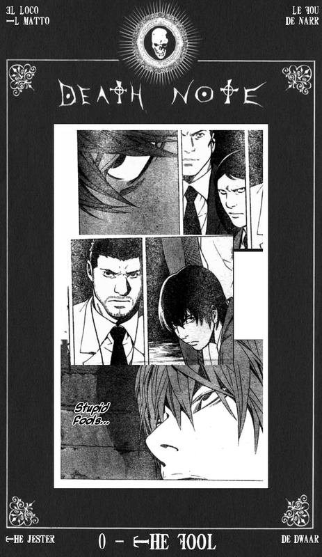 Death Note Tarot The Fools in the Yellow Box