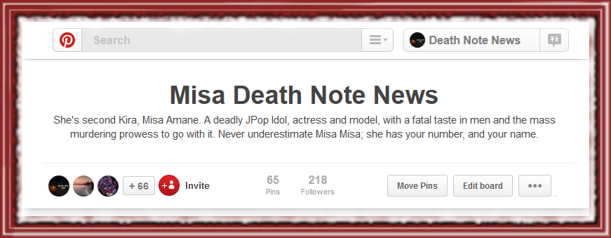 Death Note Misa Pinterest Community Board