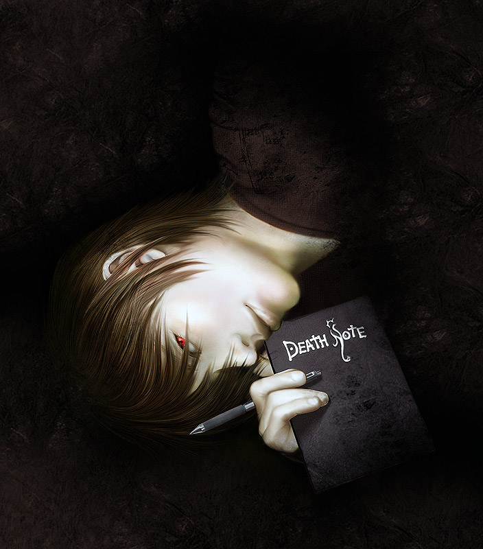 Death Note News: Light Yagami by Nell Fallcard