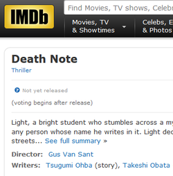 Death Note IMDb