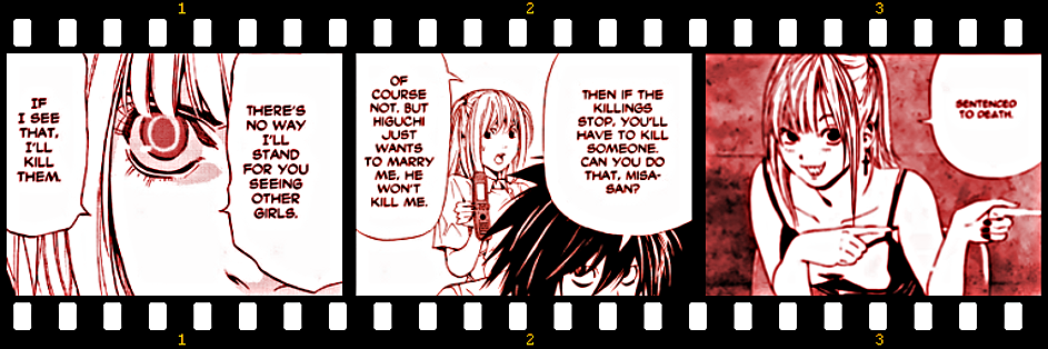 Psycho Misa Amane Death Note manga