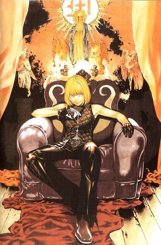 Stylish anime character Mello from Death Note
