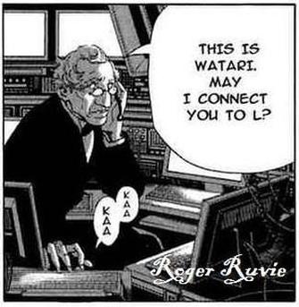 Roger as Watari in Death Note