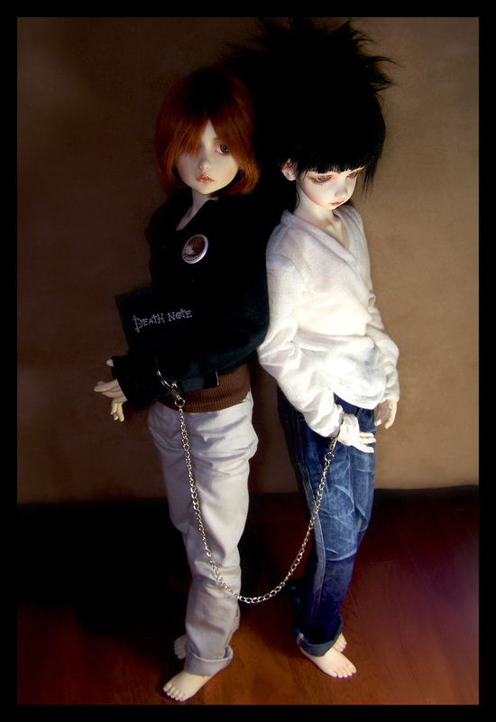 Maru-Light's Death Note ball joint dolls