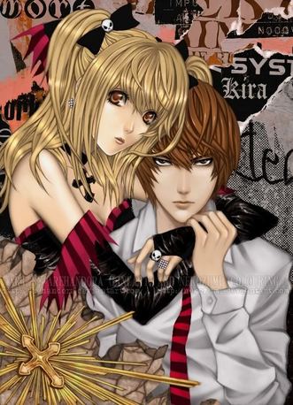 Death Note couple - Misa Amane and Light Yagami