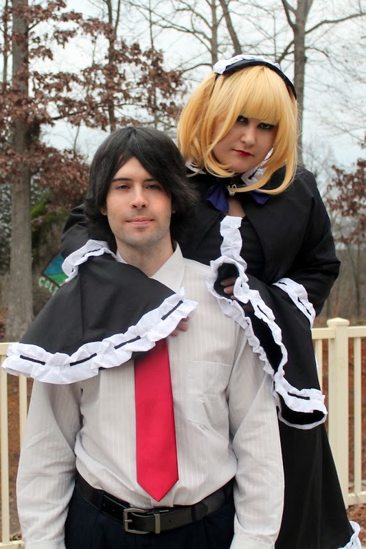 Death Note cosplayers Misa Amane by Lara and Matsuda by Justin