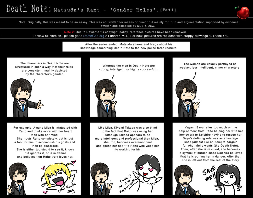 Silent Reaper Death Note Matsuda's Rant Gender 1