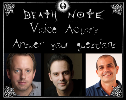 Three Kira Voice Actors Taking your Questions at Death Note News  