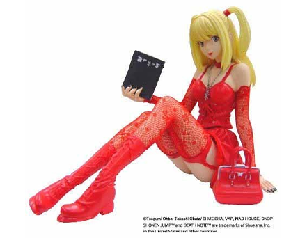 Red statuette Misa Amane 1/6 size Death Note