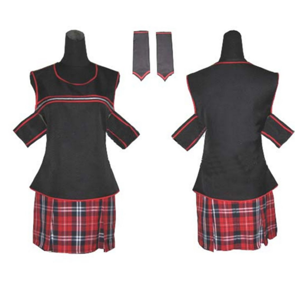Death Note Amane Misa uniform costume tartan