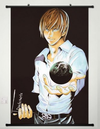 Kira Death Note poster God of the New World wall scroll