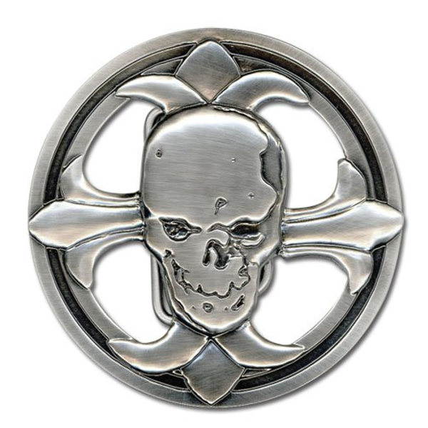 Death Note Mello belt buckle skull and cross 