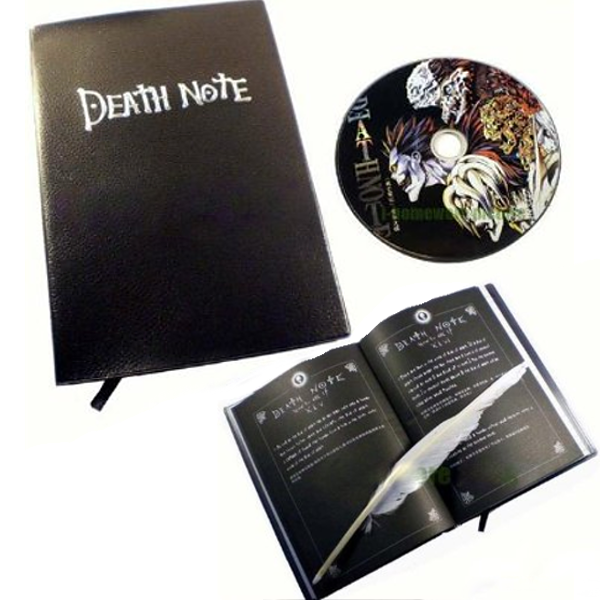 Death note replica, feather pen, dvd, cosplay